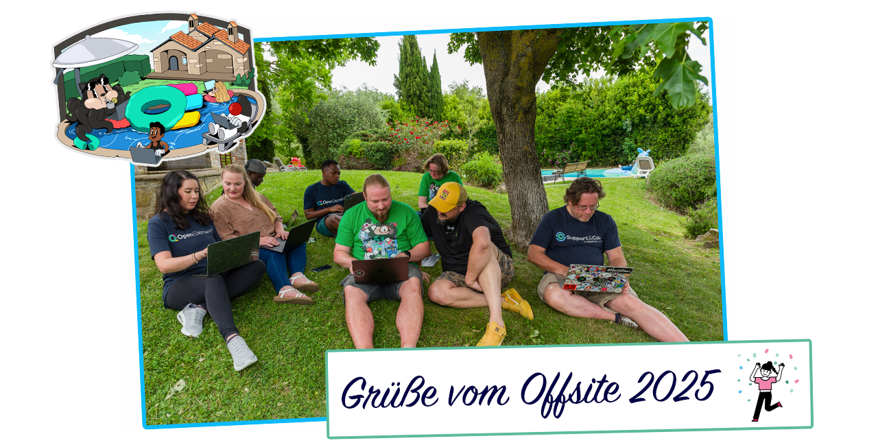 Auf dem Offsite in Italien hat sich das internationale Team zur kreativen Zusammenarbeit getroffen